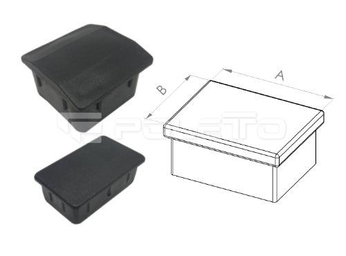 Tampa Interna / Ponteira - Tubo Quadrado e Retangular (NYLON)